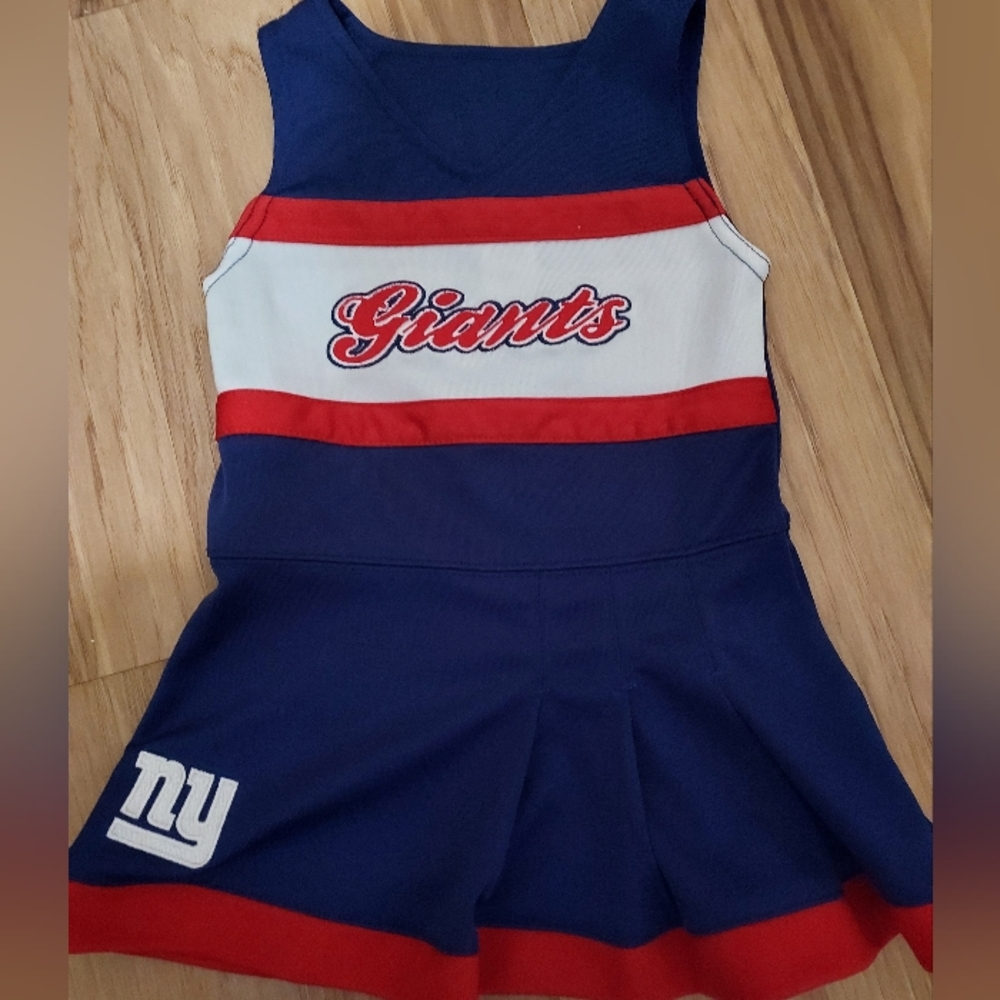 New York Giants Cheerleader Dress Sleeveless 12 Months